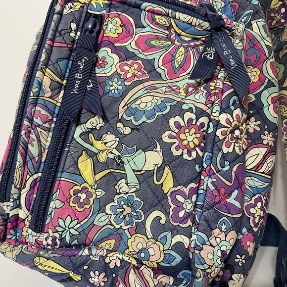 Vera Bradley X Disney Sling Backpack Bag Sensational Six Paisley Mickey Friends - Picture 2 of 16